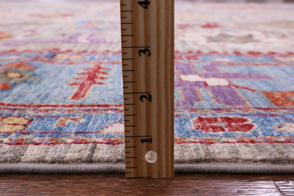 Turkish Oushak Handmade Wool Rug 9' 6" X 13' 7" - Q12642