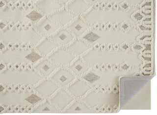 Weave & Wander Elika Ivory 10'x14' Hand Tufted Area Rug
