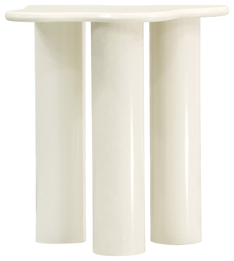 Romaine Coffee / End Table, Cream, End Table