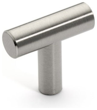 Dynasty Hardware P-1006 European Style T-Bar Pull, Satin Nickel