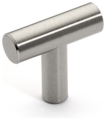 Dynasty Hardware P-1006 European Style T-Bar Pull, Satin Nickel