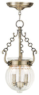 Everett Pendant, Antique Brass