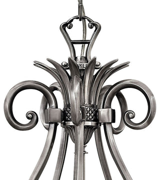 Hinkley Lighting H4885 Plantation 5 Light 1 Tier Chandelier - Pearl Bronze