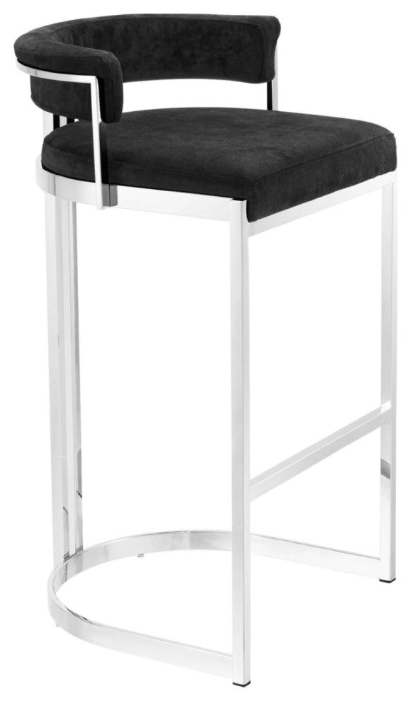 Black Counter Stool | Eichholtz Dante 27" seat height