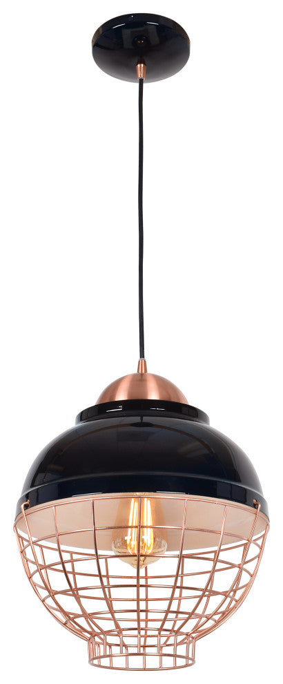 Access Dive 1-Light LED Pendant Shiny Black