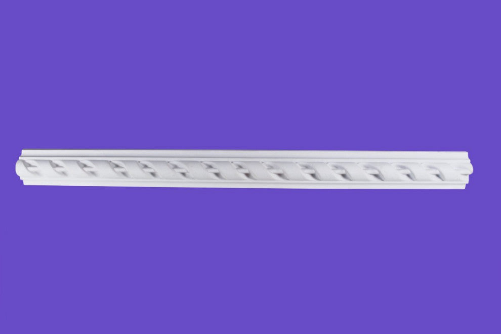 Crown Molding White Urethane  79 3/4" L  Emily Ornate |