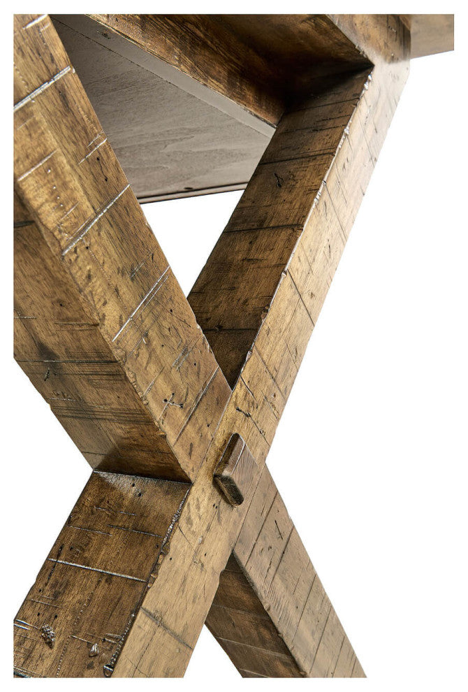 Rustic Country Walnut Desk Light Driftwood finish