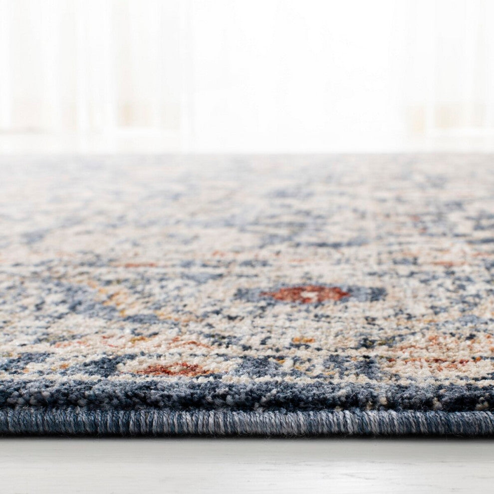 Safavieh Lauren Ralph Lauren Collection LRL1310 Rug, Navy, 6'7" Square