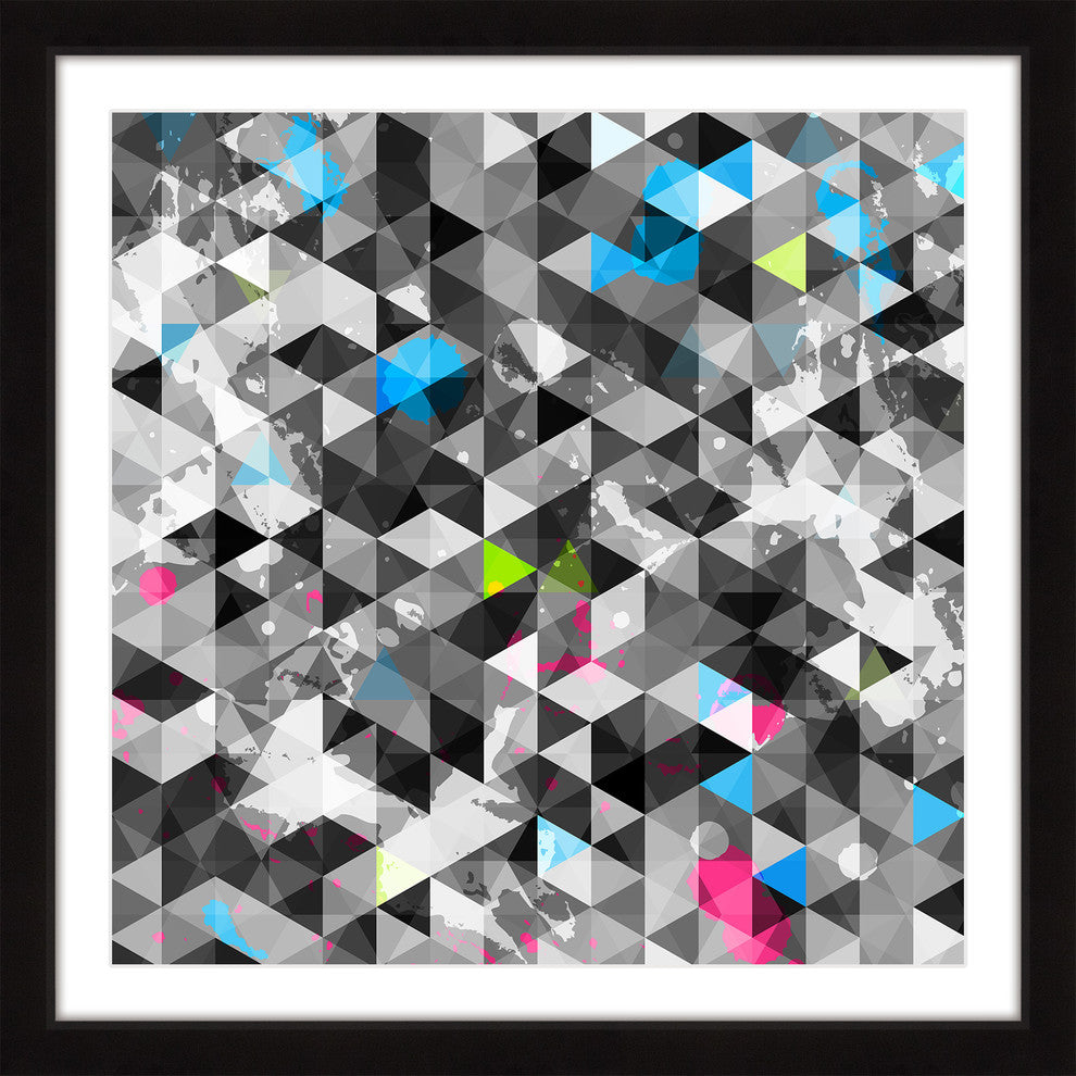 "In the Background" Framed Art Print