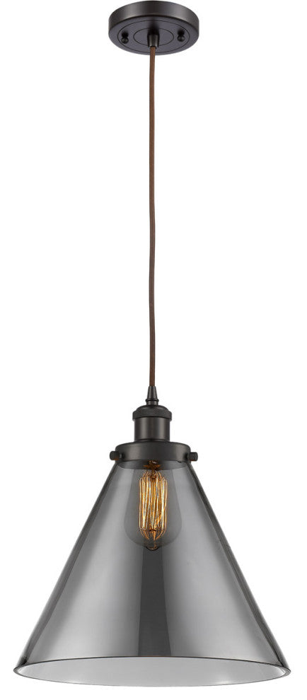 Innovations Lighting 916-1P-OB-G43-L-LED X-Large Cone 1 Light Mini Pendant