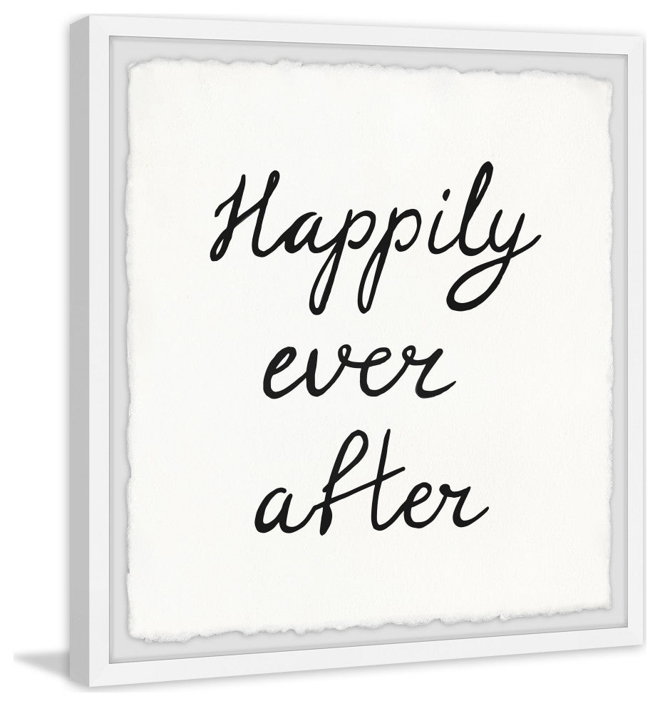 "Happily Ever After II" Framed Painting Print, 12x12