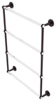 Clearview 4 Tier 24" Ladder Towel Bar with Twisted Accents, Antique Bronze