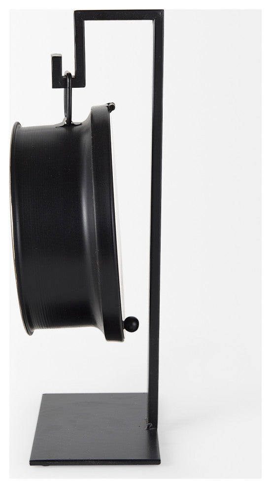 Taxz Metallic Brown Metal Hanging Table Clock
