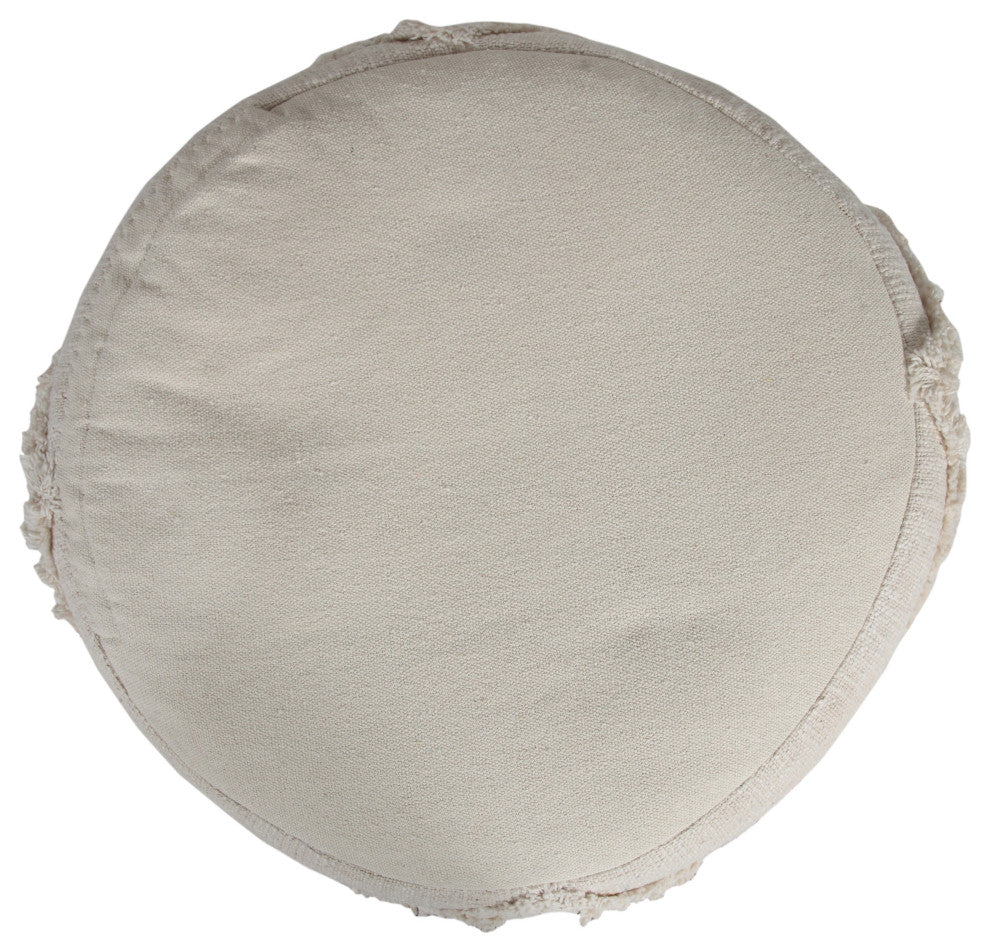 Solid Textured Decorative Diamond Pouf Ottoman