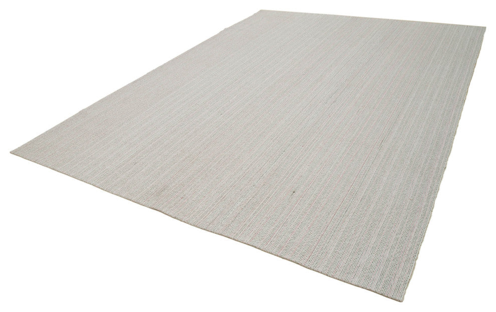 Rug N Carpet - Handmade Turkish 8' 10'' x 12' 2'' Modern Design Wool Kilim Rug