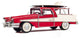 c1957 Red Ford Country Squire Station Wagon Sculpture