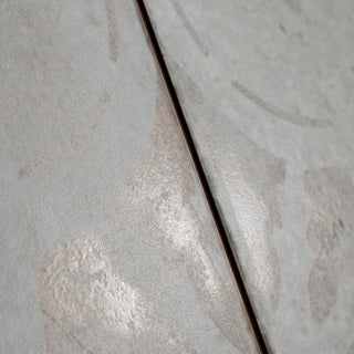 Kings Aurora Encaustic Ceramic Floor and Wall Tile, White