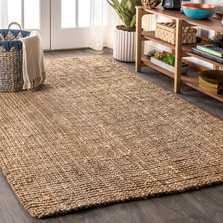 Pata Hand Woven Area Rug, Natural, 8 X 10