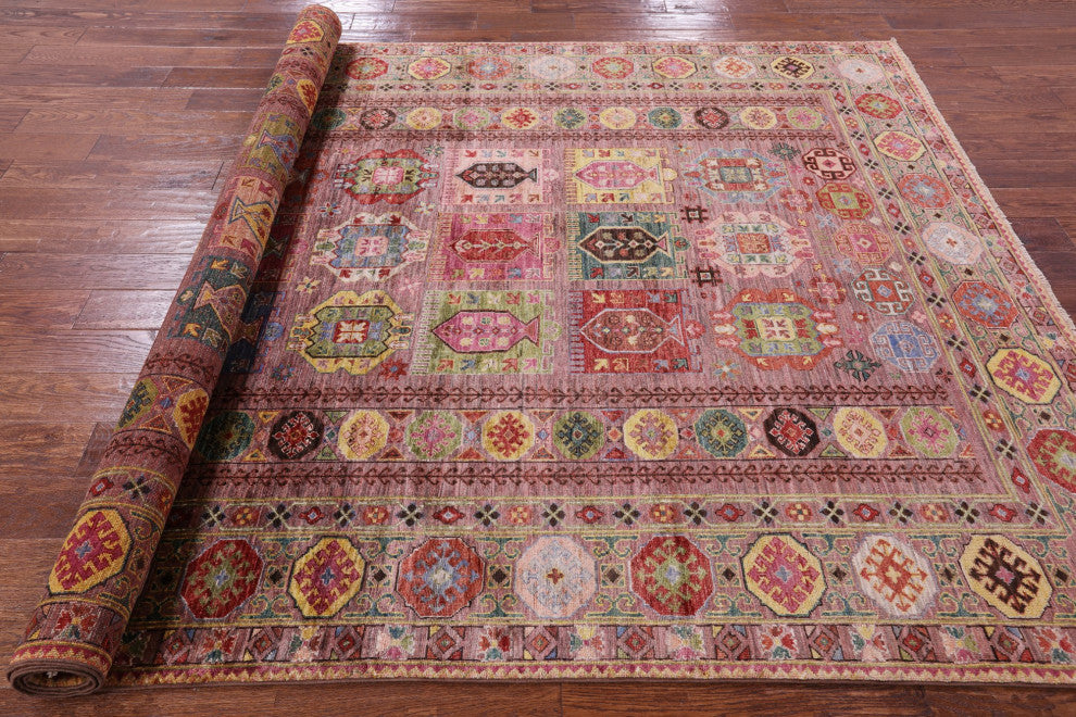6' 9" X 10' 0" Handmade Persian Wool Rug - Q12496