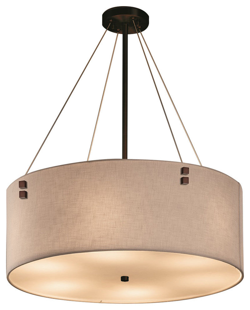 FINIALS 24-inch Drum Pendant