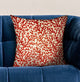 Plutus Sweet Trinidad Red Floral Luxury Throw Pillow, 26"x26"
