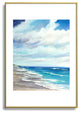 Rosie Brown Beach 1 Metal Framed Art Print