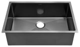 Rivage 30"x18" Stainless Steel, Single Basin, Undermount Kitchen Sink, Black