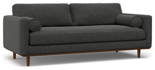 Morrison 89 inch Sofa, Charcoal Gray