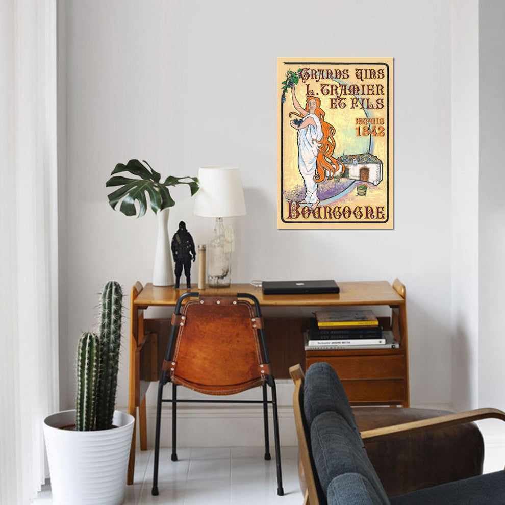 "Cueillette" by Jean-Pierre Got, Canvas Print, 18"x12"