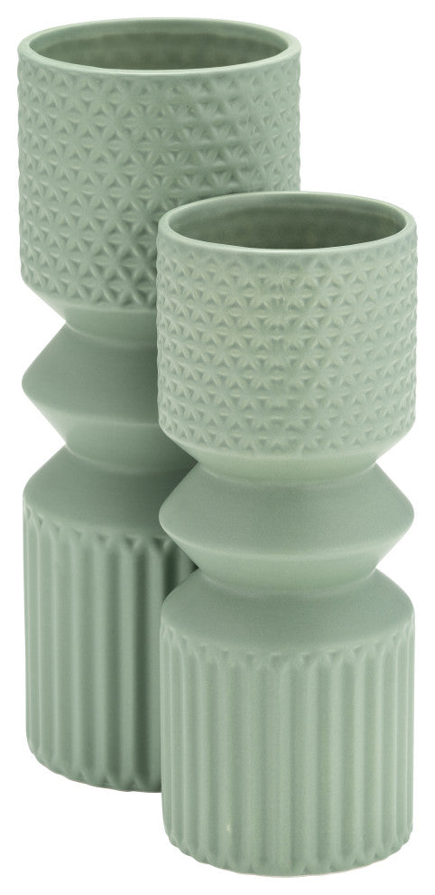 10" Mallet Vase, Dark Sage