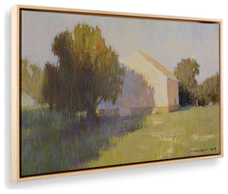 "Dawn's Rustic Charm" - A Canvas Print Celebrating Countryside Serenity