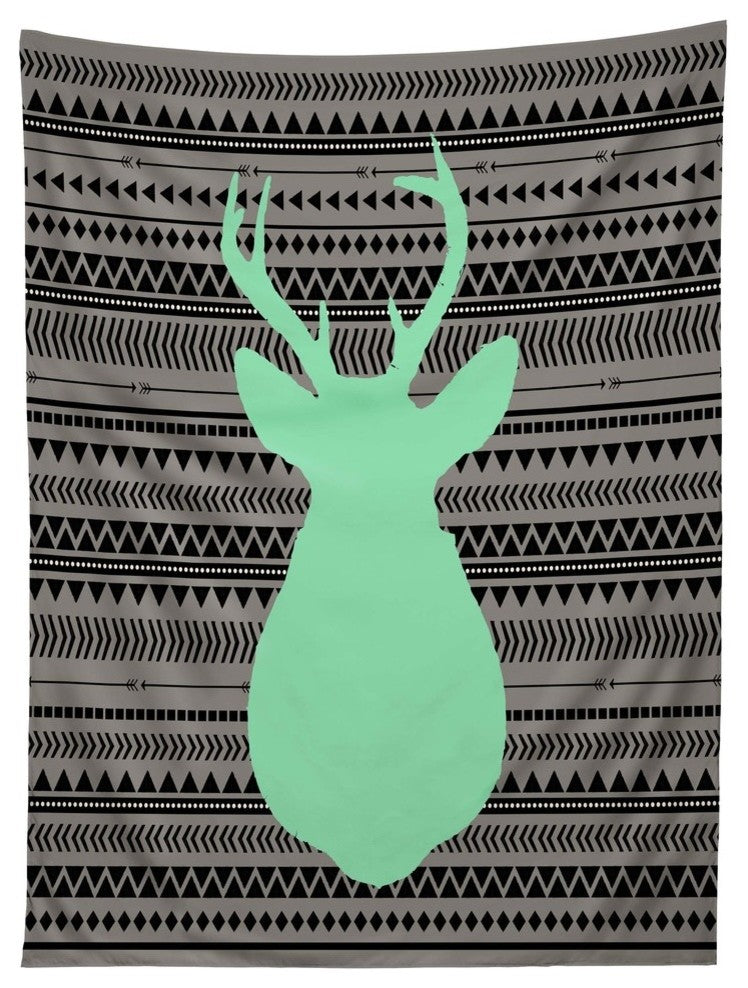 Deny Designs Allyson Johnson Deer And Aztec Tapestry