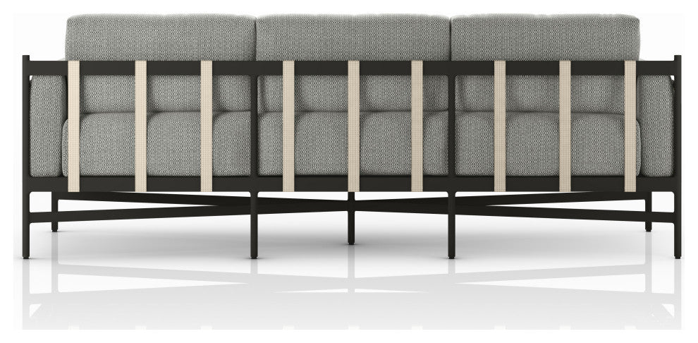 Hearst Outdoor Sofa-99"-Faye Ash