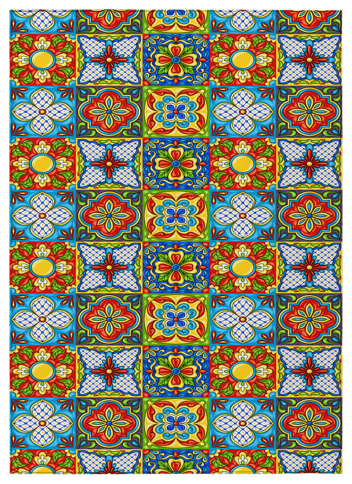 Indoor/Outdoor Kendall KE20 Multi Machine Washable 3' x 5' Rug