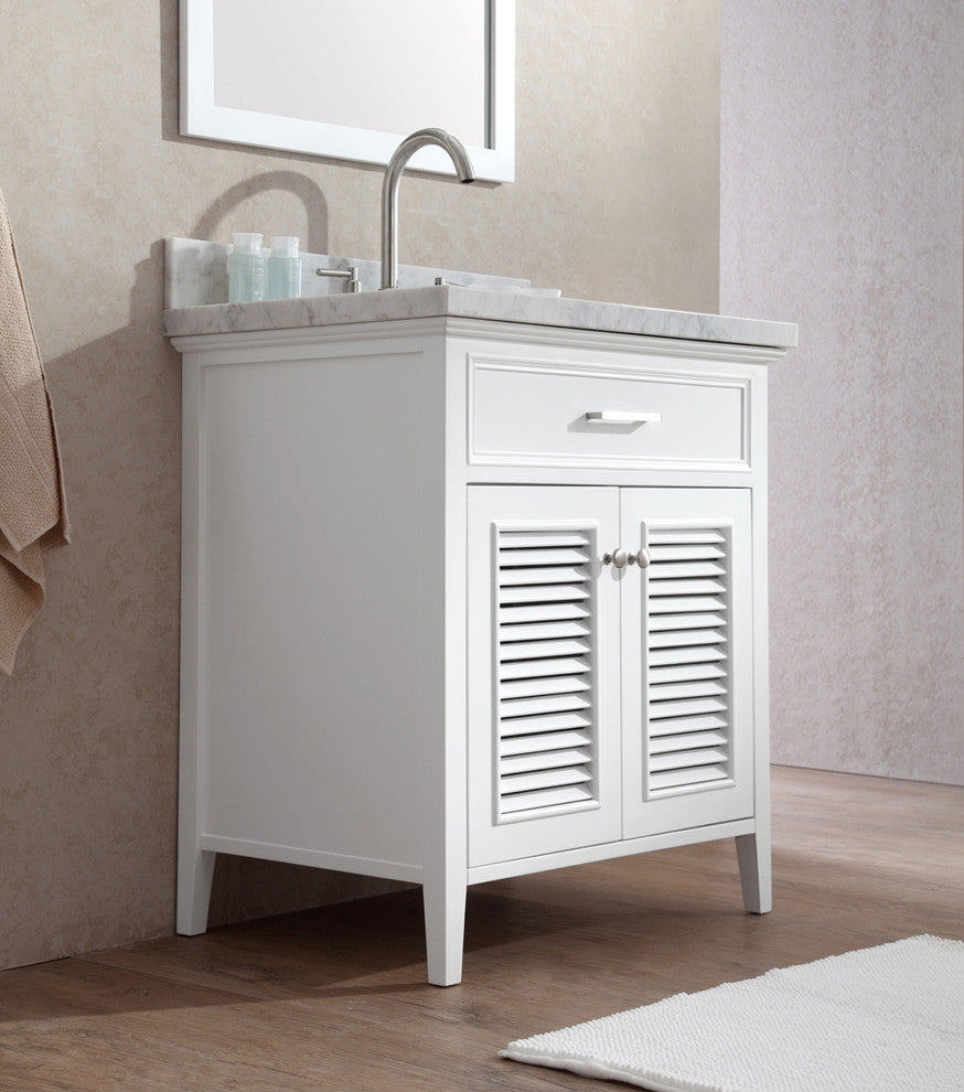 Kensington 31" Single Sink Vanity Set, White