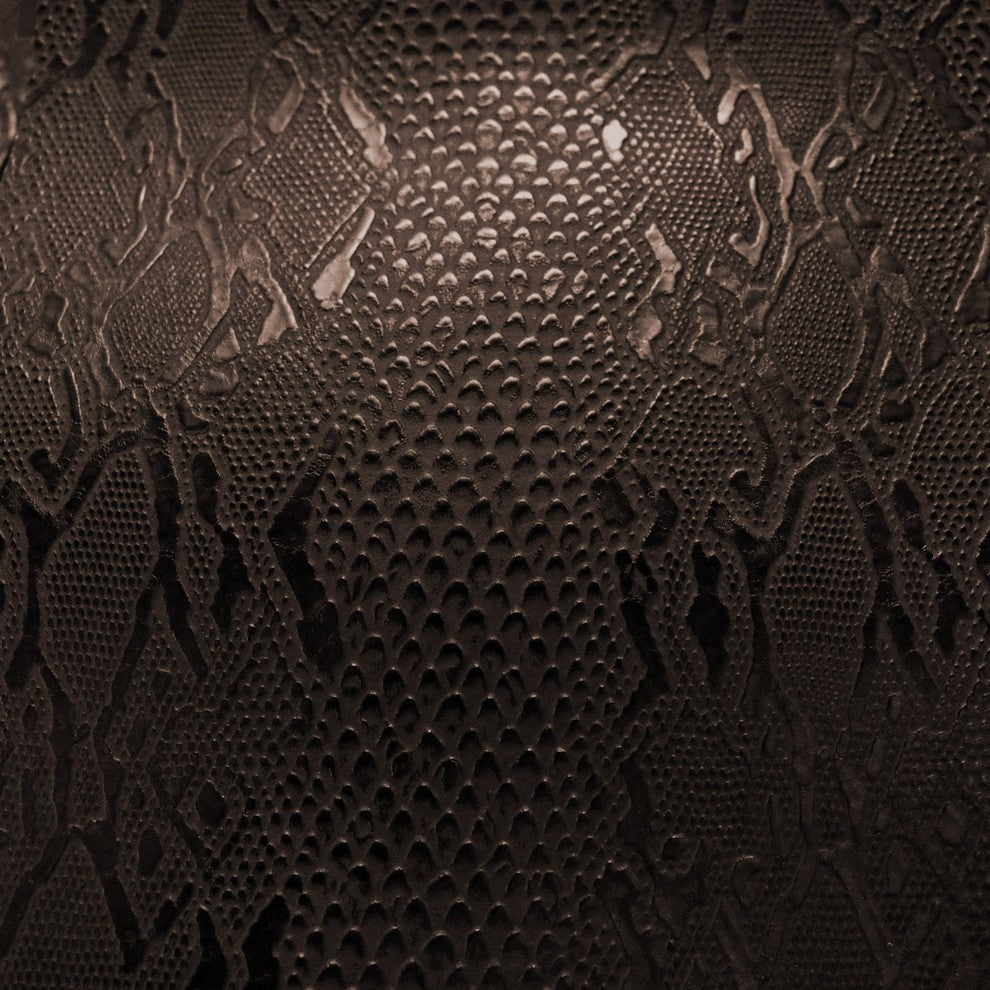 Viper Chic Snake Skin Vinyl, Matt Upholstery, Beluga