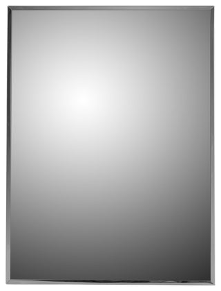 Deluxe Series Medicine Cabinet, 18"x24", Stainless Steel Frame, Surface Mount