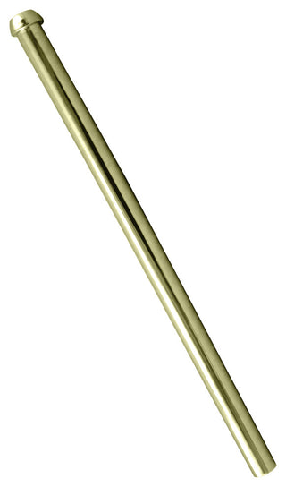 1/2" OD Bullnose Faucet Riser, Polished Brass