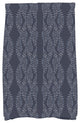 Dotted Decor 18"x30" Blue Stripe Print Hand Towel
