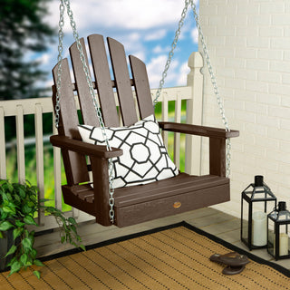 Classic Westport Single Seat Swing, Weathered Acorn