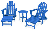 Cape Cod 3-Piece Ultimate Adirondack Set, Pacific Blue