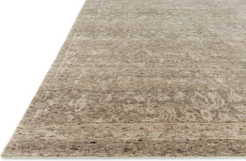Stone Pewter Hand Knotted Pearl Area Rug by Loloi, 2''0"x3''0"