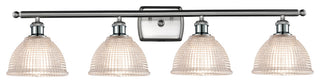 Arietta 3-Light Bath Vanity-Light, Brushed Satin Nickel, Clear
