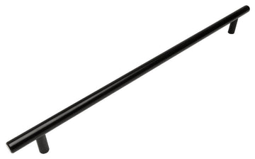 Cosmas 305-480FB Flat Black 18-7/8"� CTC (480mm) Euro Bar Pull [5-PACK]