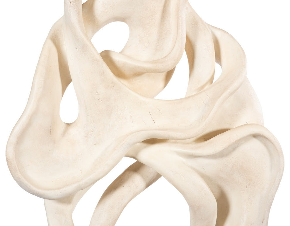 Cast Dancing Sculpture, Faux Bleached