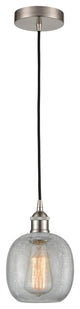 Innovations 616-1P-SN-G105 1-Light Mini Pendant, Brushed Satin Nickel