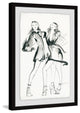 "Twins" Framed Painting Print, 16"x24"