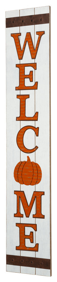 42"H Fall Wooden "WELCOME" Porch Sign