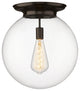 Innovations Beacon 1 16" Flush Mount Oil Rubbed Bronze