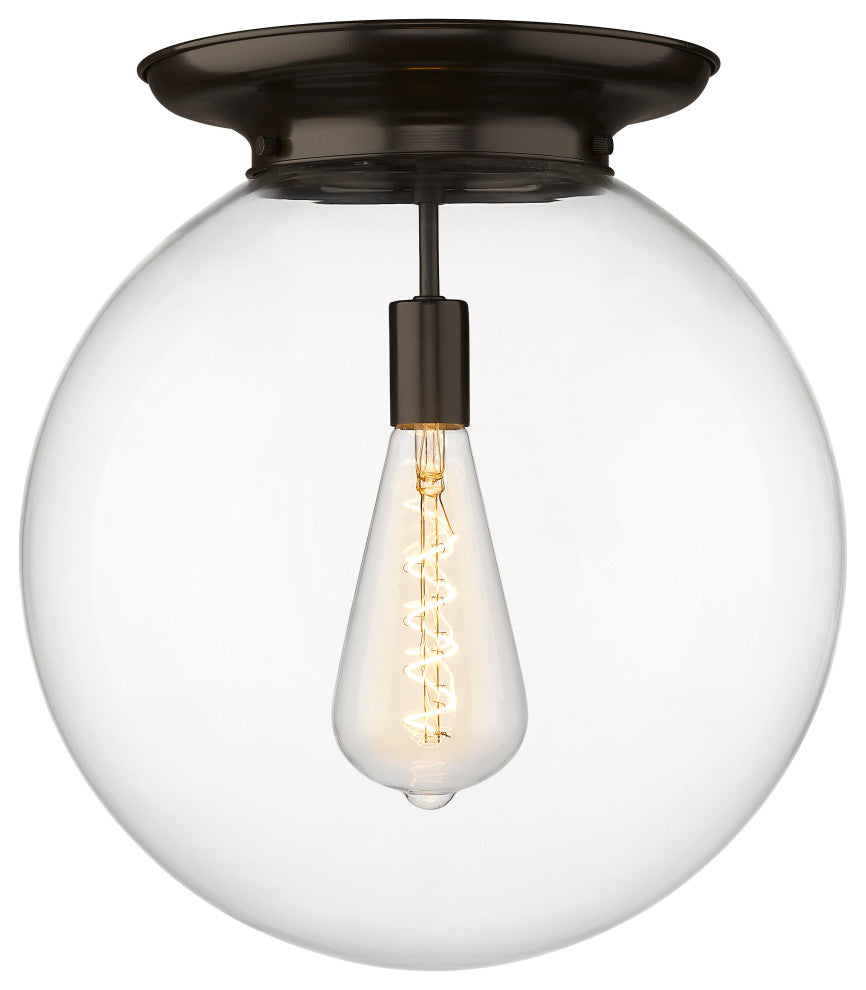 Innovations Beacon 1 16" Flush Mount Oil Rubbed Bronze
